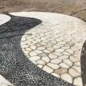 福建 黄金麻冰裂缝室外铺装效果完美展示