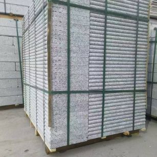 福建 芙蓉白3公分厚磨圆边、拉槽，楼梯踏步