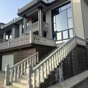 福建 芝麻白别墅阳台栏杆，楼梯栏杆