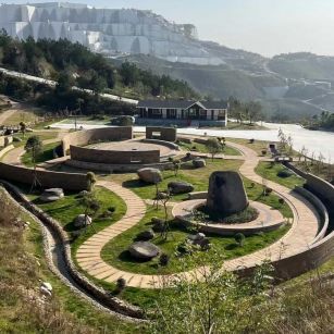 福建仿古石铺装整体效果
