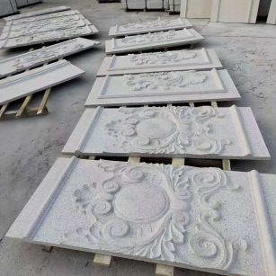 福建 芝麻白干挂雕花板