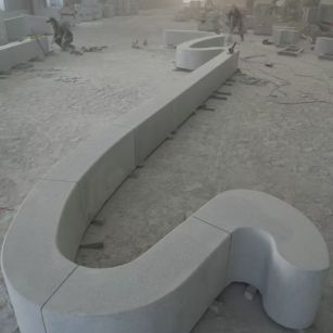 福建 花岗岩整石坐凳拼装