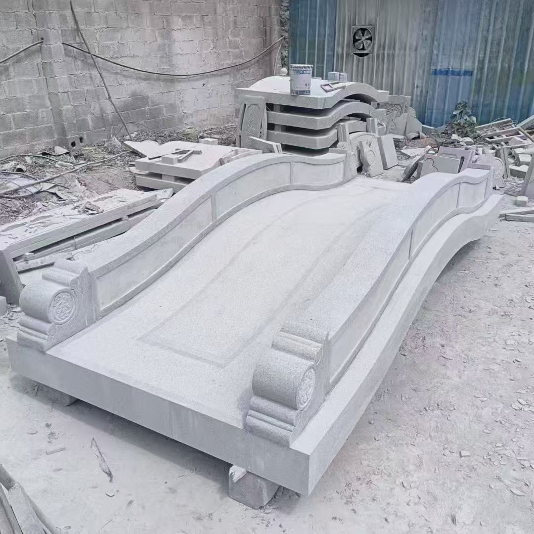 福建 芝麻灰花岗岩园林景观 小石桥