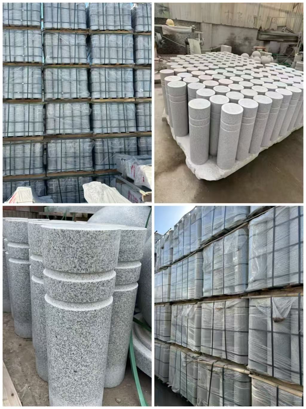 福建 芝麻白花岗岩挡车柱、隔离柱多少钱