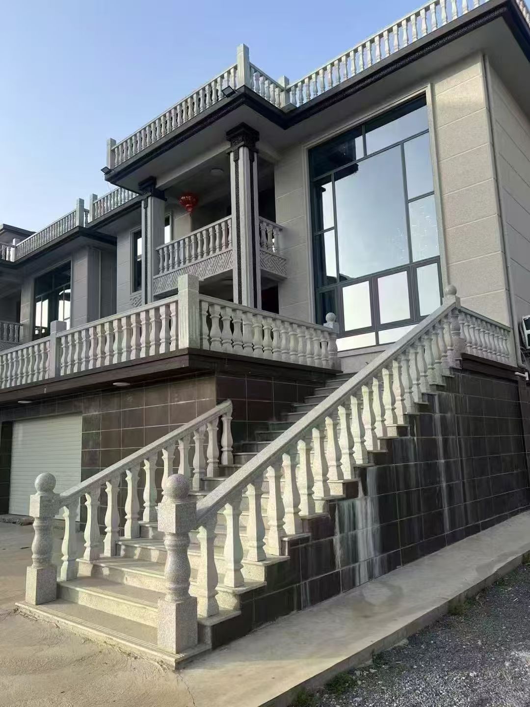 福建 芝麻白别墅阳台栏杆，楼梯栏杆