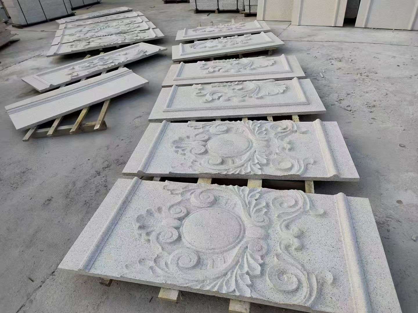 福建 芝麻白干挂雕花板