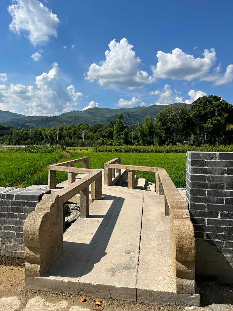 福建花岗岩仿古石材景区使用案例